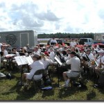 The band at the Heart of Florida Air Show